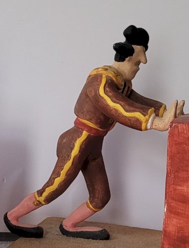 Paire de Serre- livres tauromachie dans le gout de Mordillo