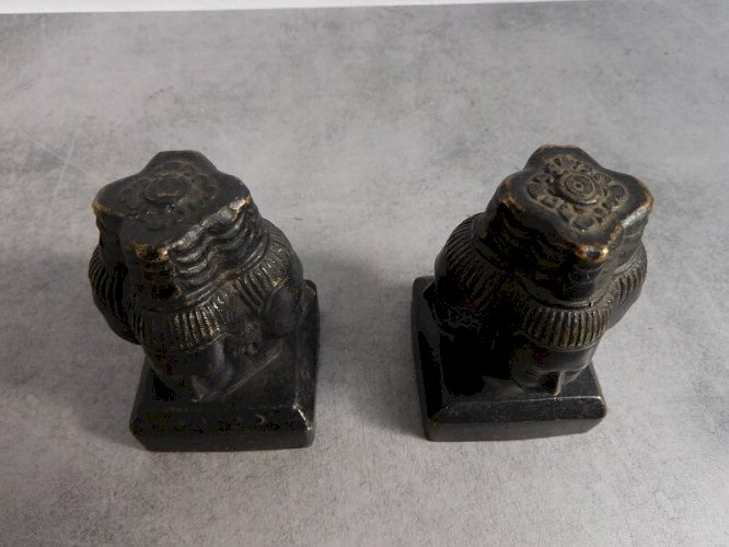 PAIRE DE STATUES BUSTE THAILANDAISES N° 14