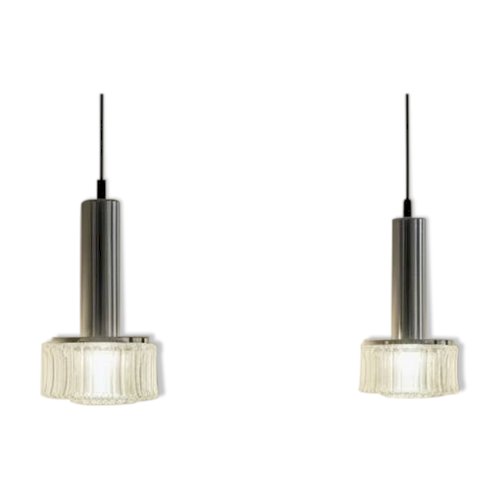 paire de suspensions bubble Staff leuchten 1970
