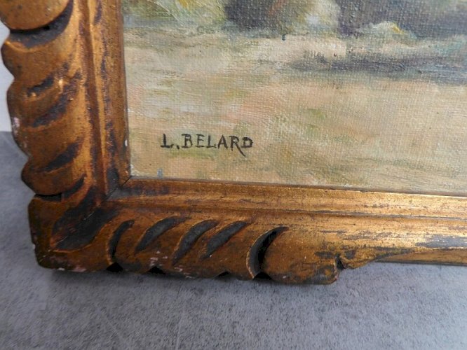PAIRE DE TABLEAUX L.BELARD