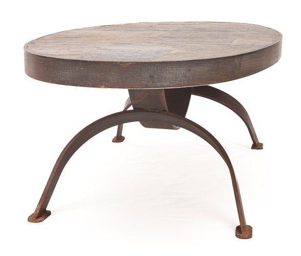 Paire de tables basses Brutalistes