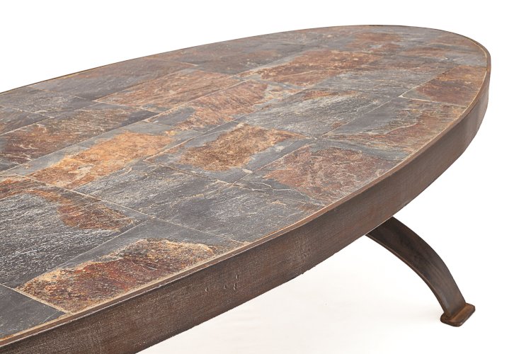 Paire de tables basses Brutalistes