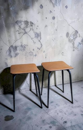 Paire de tabourets
