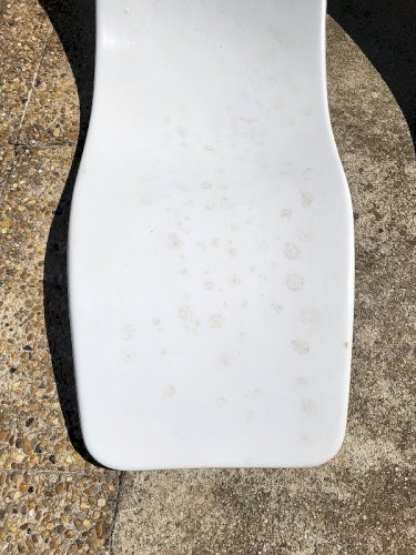 PAIRE DE TRANSATS CHAISES LONGUES BAIN DE SOLEIL EN RESINE POLYESTER