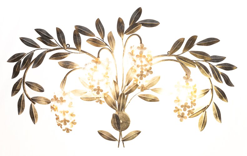 Paire de très grandes appliques