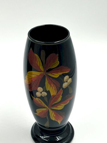 Paire de vases Art Déco en verre de Boom