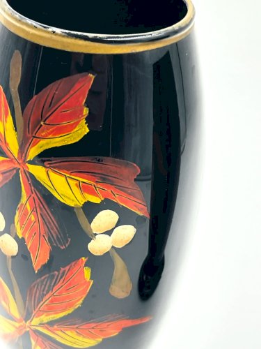 Paire de vases Art Déco en verre de Boom