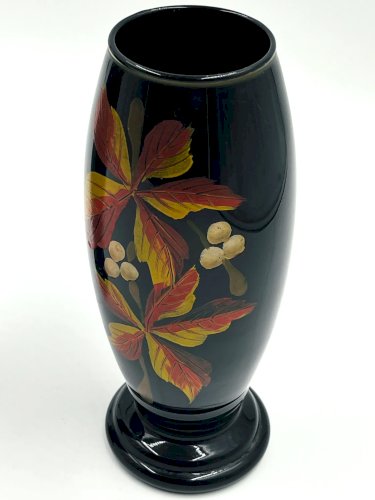 Paire de vases Art Déco en verre de Boom