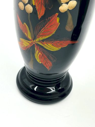 Paire de vases Art Déco en verre de Boom