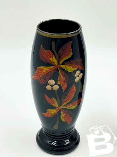 Paire de vases Art Déco en verre de Boom