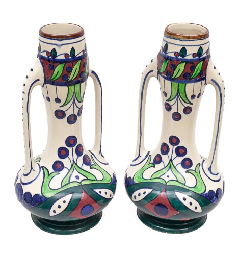 Paire de vases Art Nouveau
