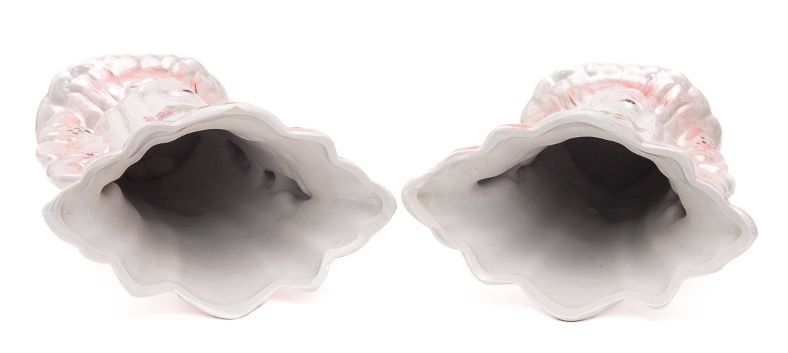 Paire de vases de mariés