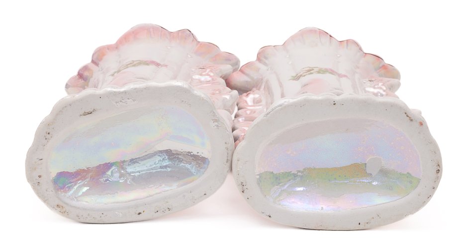 Paire de vases de mariés