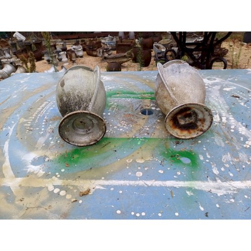 Paire de Vases en Fonte 1900 de Charleville - Mézières