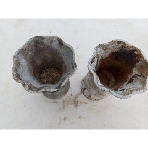Paire de Vases en Fonte 1900 de Charleville - Mézières