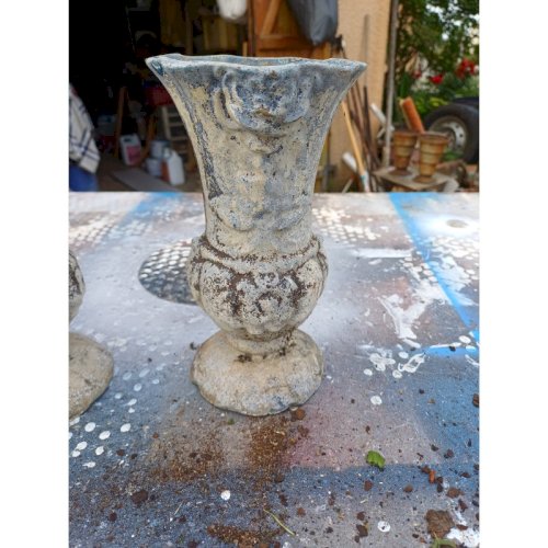 Paire de Vases en Fonte 1900 de Charleville - Mézières