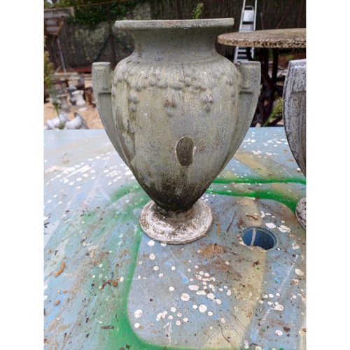 Paire de Vases en Fonte 1900 de Charleville - Mézières
