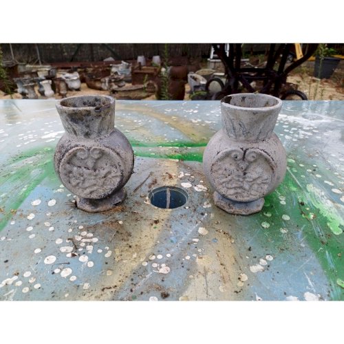 Paire de Vases en Fonte 1900 de Charleville - Mézières