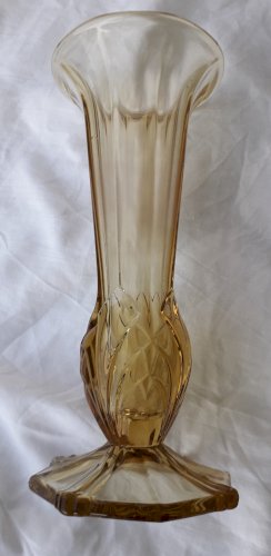 Paire de vases en verre