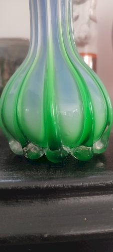 Paire de vases Murano Jack in the Pulpit en verre soufflé ca.1970