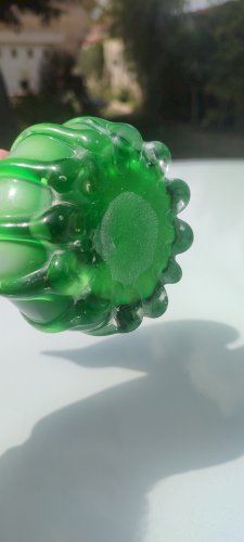 Paire de vases Murano Jack in the Pulpit en verre soufflé ca.1970