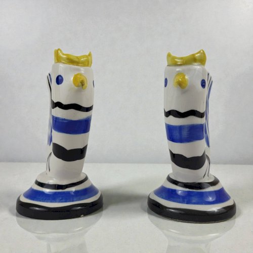 Paire de vases pique fleurs , Revernay, 1950s