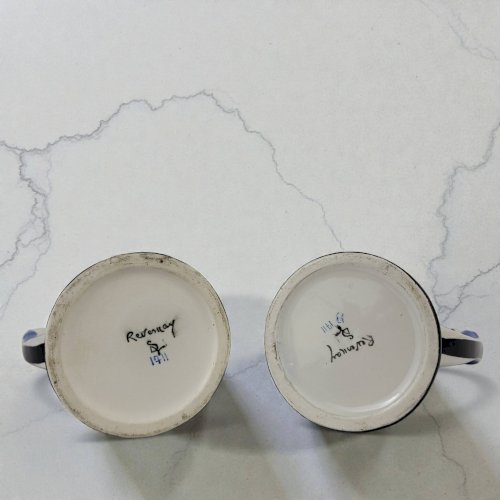 Paire de vases pique fleurs , Revernay, 1950s