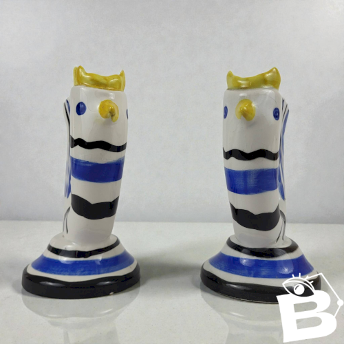 Paire de vases pique fleurs , Revernay, 1950s