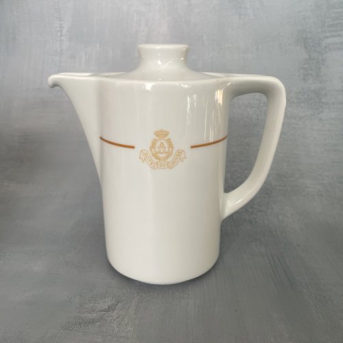 Paire de verseuse théière porcelaine Schönwald vaisselle de HOTEL DU LOUVRE