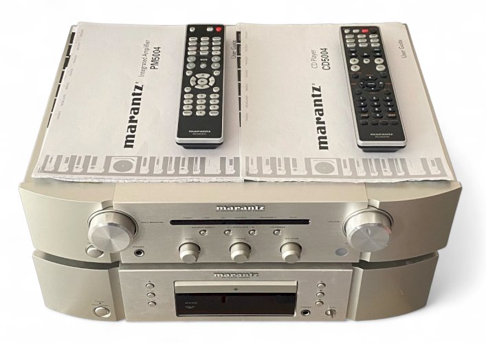 Paire d’enceintes Pioneer HPM-40 + Marantz PM5004 & CD5004 – Hi-Fi complète