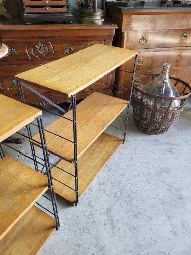 PAIRE D'ETAGERES VINTAGE 1960 REF JE