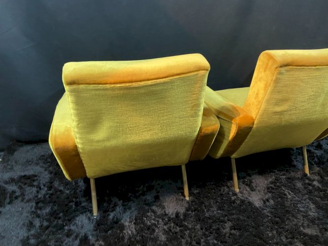 Paire fauteuils design 1955-1960 Louis Paolozzi pour Zol Brandt Steiner poss. 4