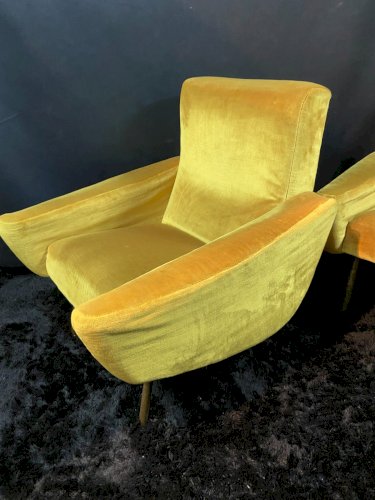 Paire fauteuils design 1955-1960 Louis Paolozzi pour Zol Brandt Steiner poss. 4