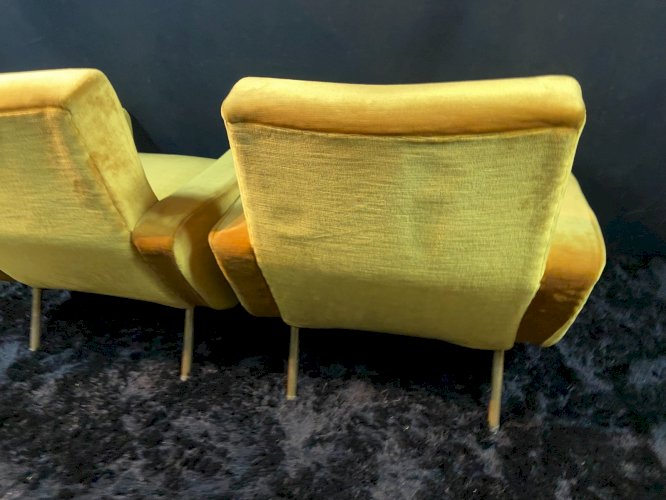 Paire fauteuils design 1955-1960 Louis Paolozzi pour Zol Brandt Steiner poss. 4