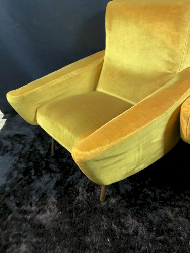 Paire fauteuils design 1955-1960 Louis Paolozzi pour Zol Brandt Steiner poss. 4