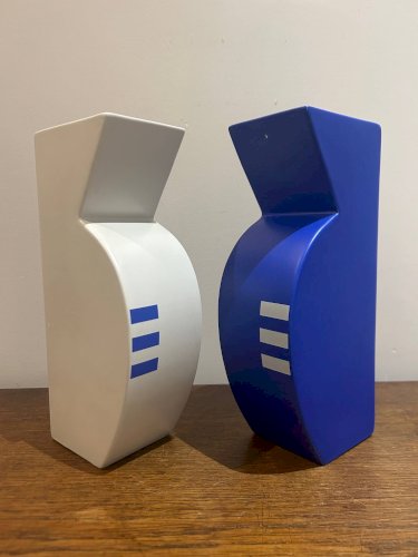paire of vases en céramique  Memphis