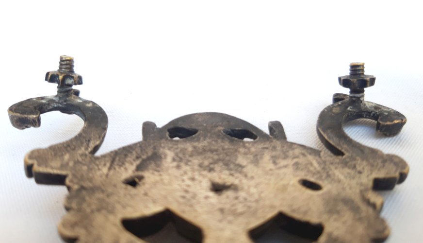 Paire ornements de meubles anciens putti