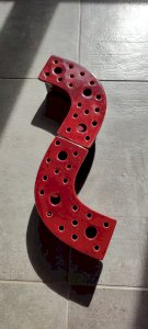 Paire pique-fleurs Ceramony Vallauris vintage 1960/70