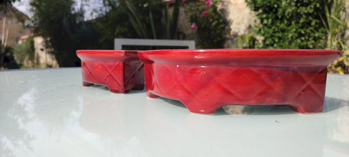 Paire pique-fleurs Ceramony Vallauris vintage 1960/70