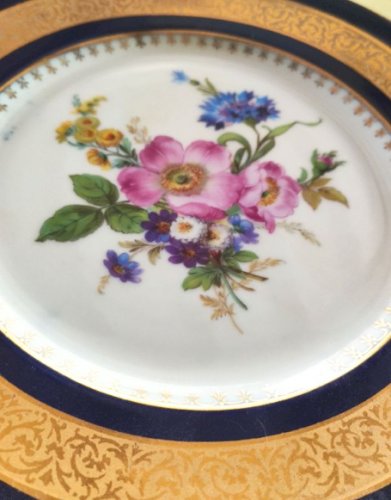 Paires d'Assiettes de collection Bernardaud (B & Co) Limoges - vers 1900