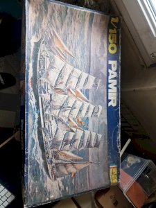 "PAMIR" Heller Model Sailboat 1/150 - not started