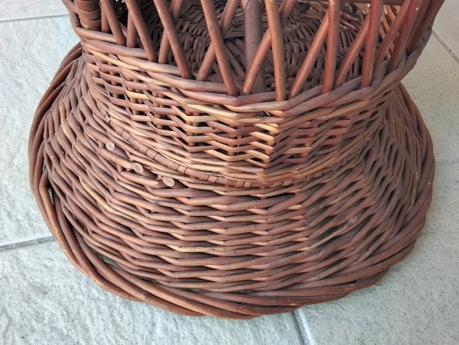 Panier bar portatif en osier