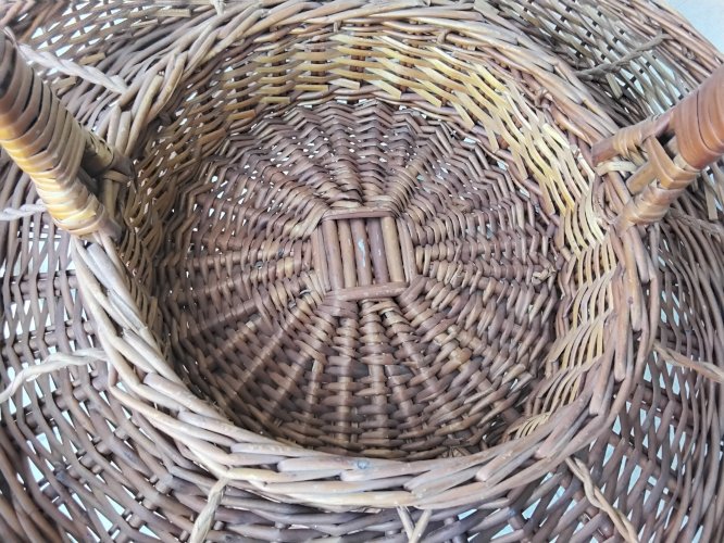 Panier bar portatif en osier