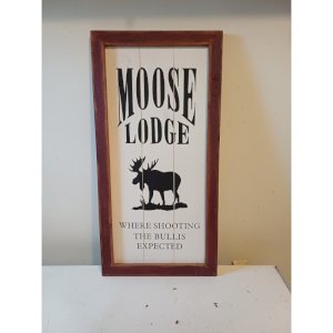 Panneau bois Moose Lodge