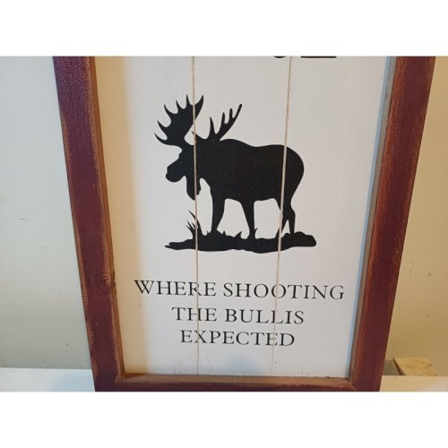 Panneau bois Moose Lodge