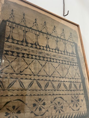 Panneau décoratif a motif polynésien XX siècle