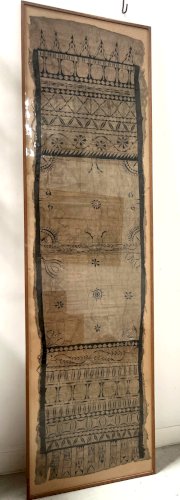 Panneau décoratif a motif polynésien XX siècle