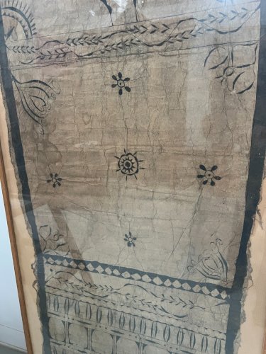 Panneau décoratif a motif polynésien XX siècle