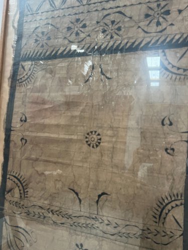 Panneau décoratif a motif polynésien XX siècle