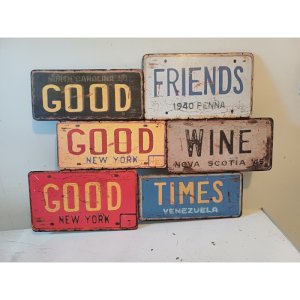 Panneau Métal Plaques dImmatriculations US